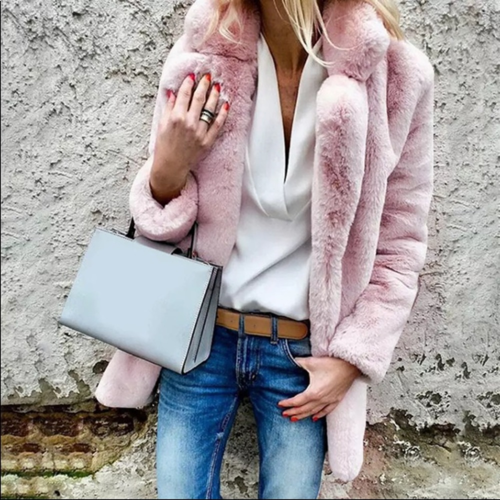 Autumn Winter Women Jacket Casual Faux Fur